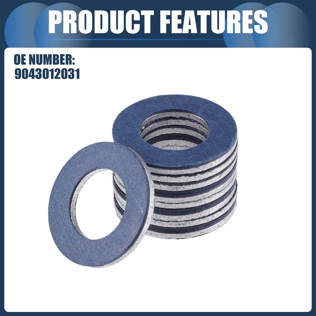 25pcs Oil Drain Plug Gaskets 12mm ID No. 9043012031 for Toyota 4Runner (1990–2018)