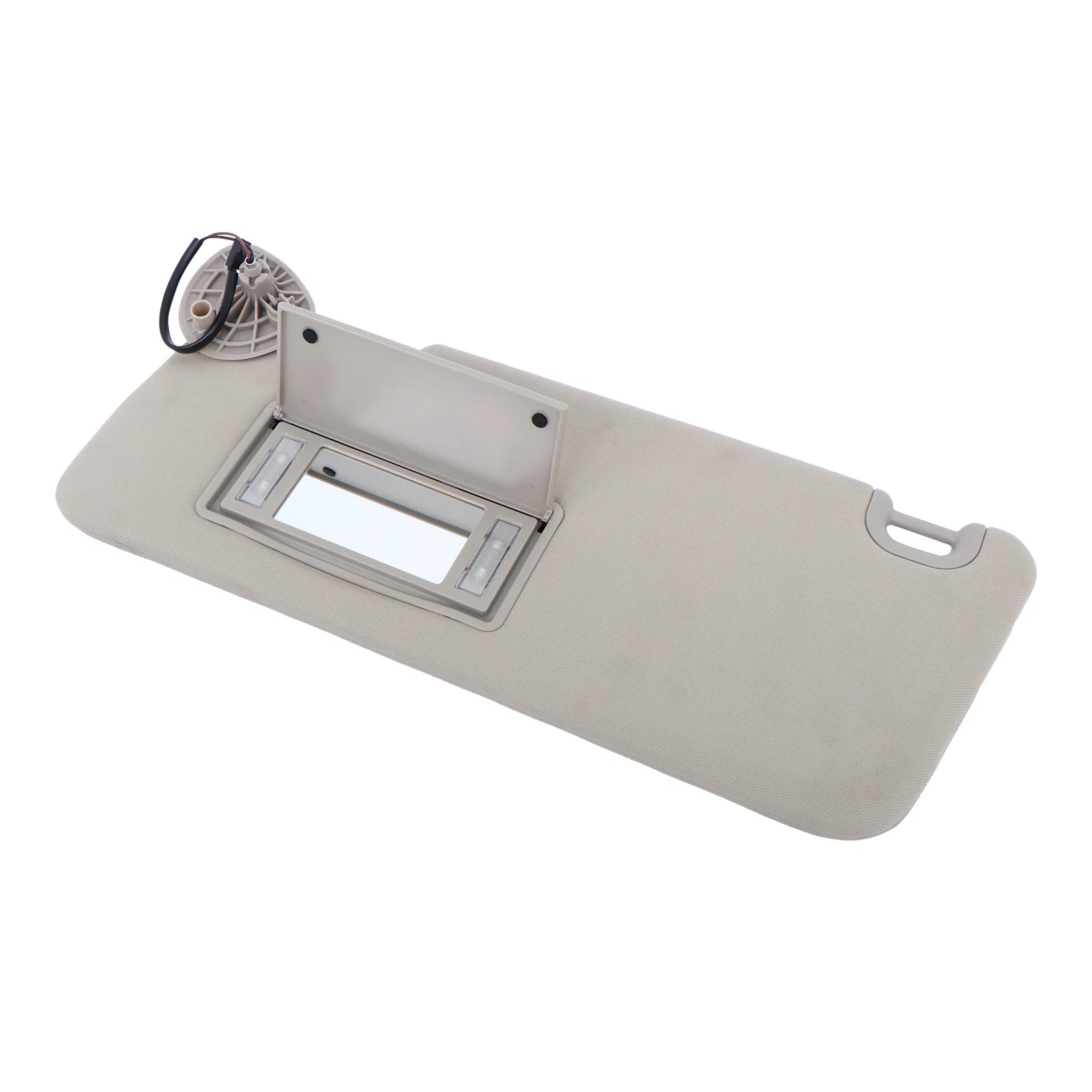 Gray Sun Visor with Lights for Dodge Ram 1500 2013-2021, 2500 3500 2013-2018
