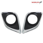 Set of 2 Fog Light Lamp Covers for Toyota Venza (2013–2016) Chrome