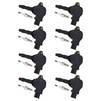 8x Ignition Coil + Spark Plug Set for Mercedes-Benz W221 S450 S550 (2007–2011)