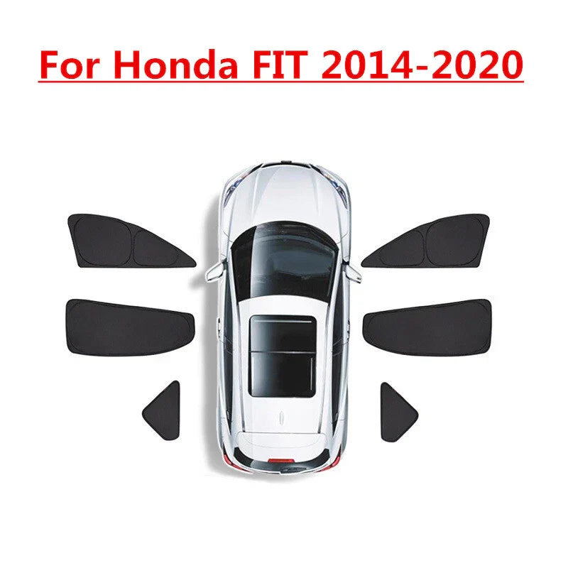 Side Window Sunshade Privacy Light Shade Blind for Honda FIT (2014–2020)