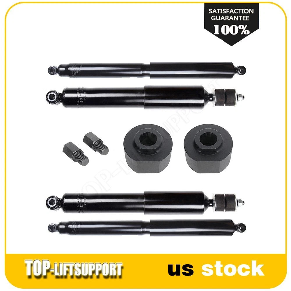 Set of 4 Front Leveling Kit & Struts for Ford F-250 F-350 Super Duty