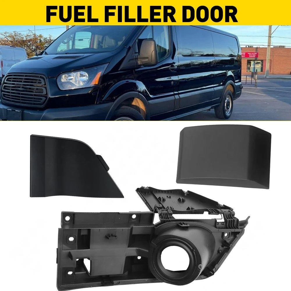 Fuel Gas Filler Tank Assembly Door & Cover for Ford Transit Van 150/250/350 (2015–2023)