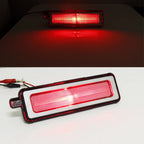 2X Clear Red Rear Bumper Side Marker Lights for Pontiac Trans Am Firebird (1982–1992)