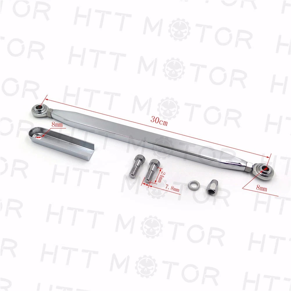 Custom Chrome Edge Cut Gear Shift Linkage for Harley Softail (2000–2023)