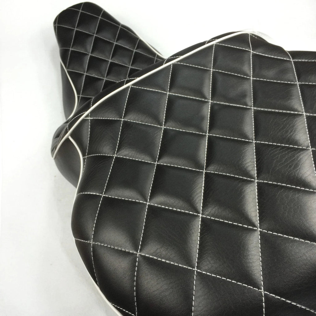 Custom 2-Up Diamond Stitch Seat for Harley FLHT Electra Glide (1997–2006)