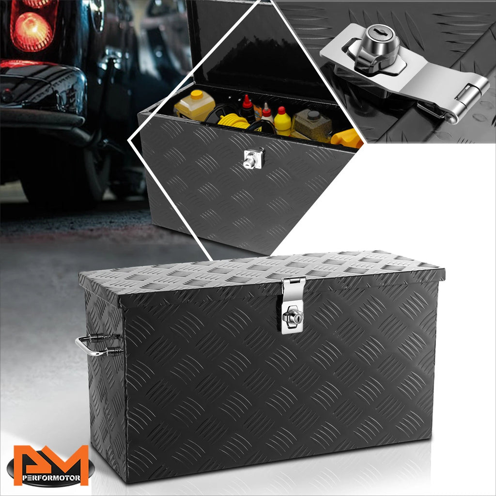 Truck Tool Box with Fixed Side Handles for (27"x9.4"x12.6")
