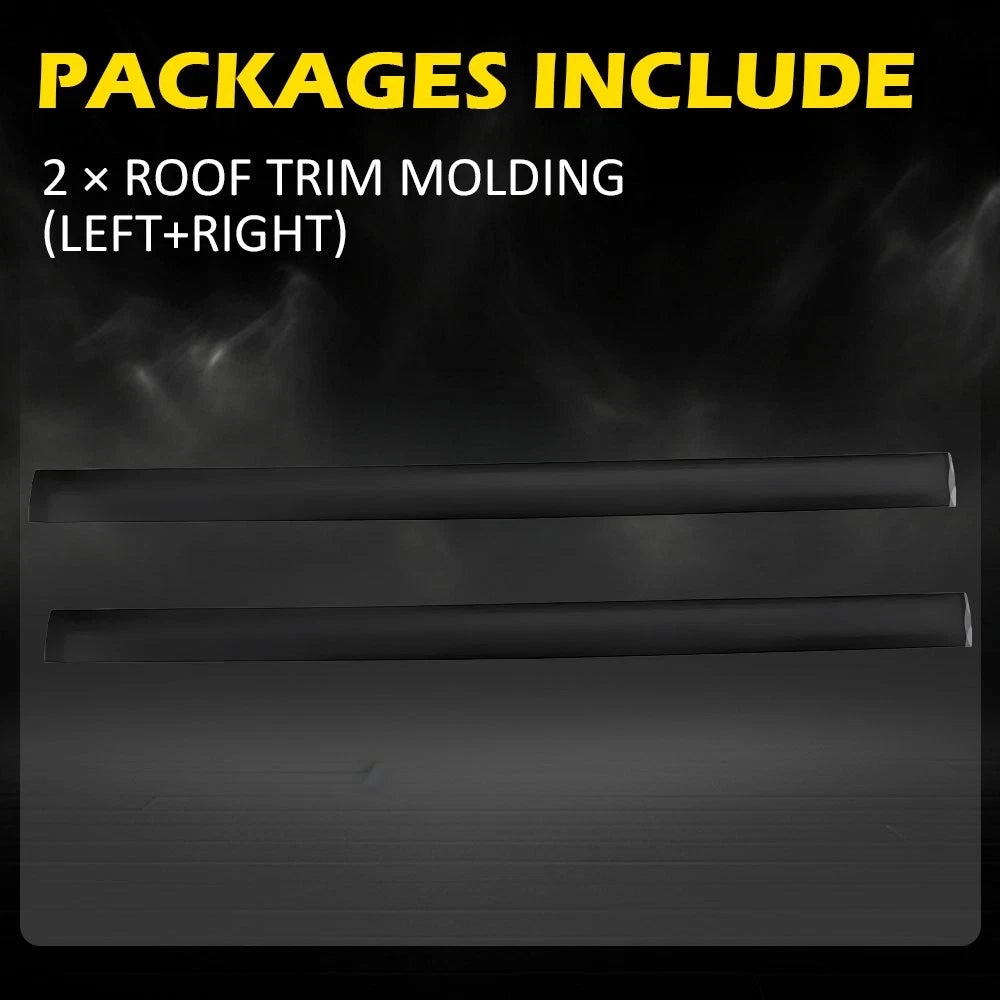 Set of 2 Roof Drip Molding LH & RH for Toyota Venza (2009–2016) ED