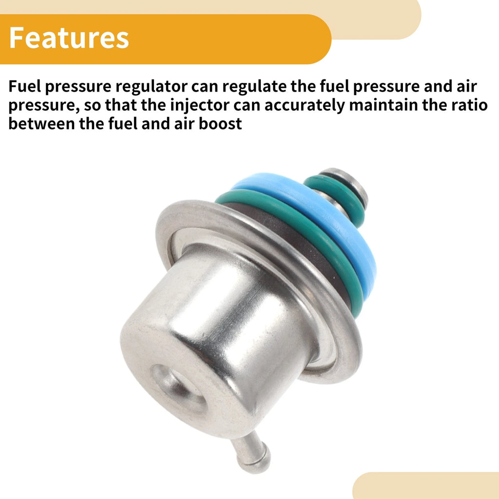 Fuel Pressure Regulator for Ford E-150 (2004) No.PR351 Metal 20-70 Psi