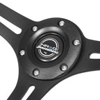 350mm 2.5" Dish Steering Wheel for NRG 3Spoke (Fits 6 Bolt)