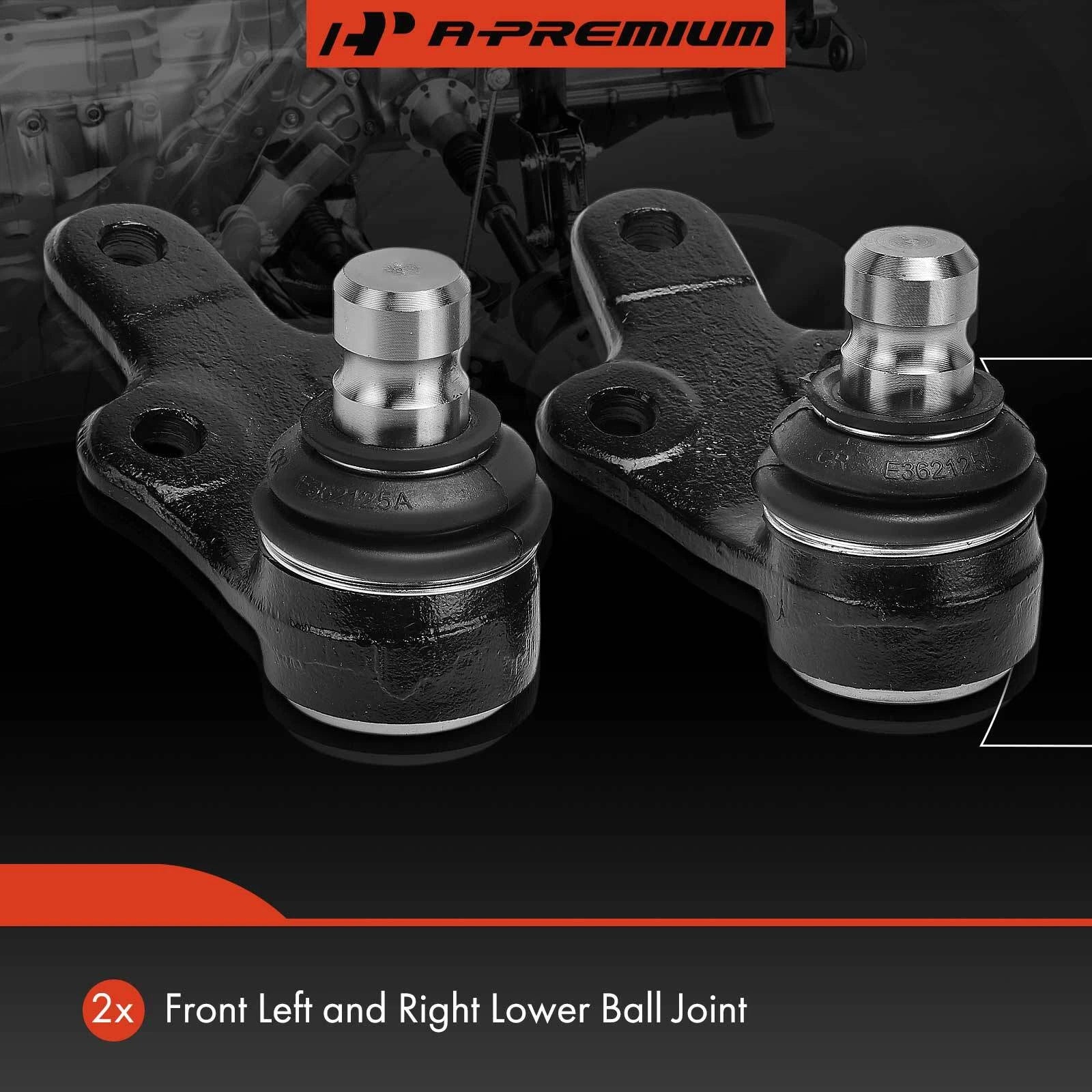 2X Front Lower Ball Joints for Ford Focus (2012-2018) Transit Connect