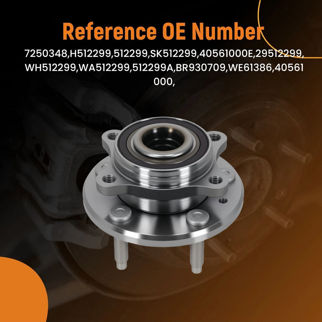 Rear Wheel Hub & Bearing for Ford Taurus X (2008–2009) WH512299 5 Bolt