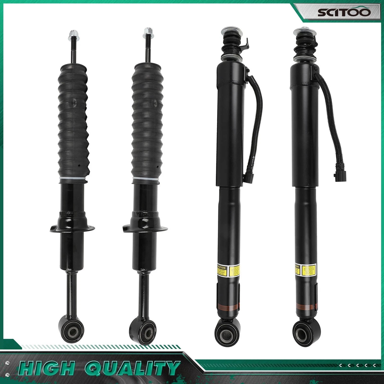 4X Air Shock Absorbers for Lexus GX470 (2003–2009) Toyota Land Cruiser Prado (2003–2009)