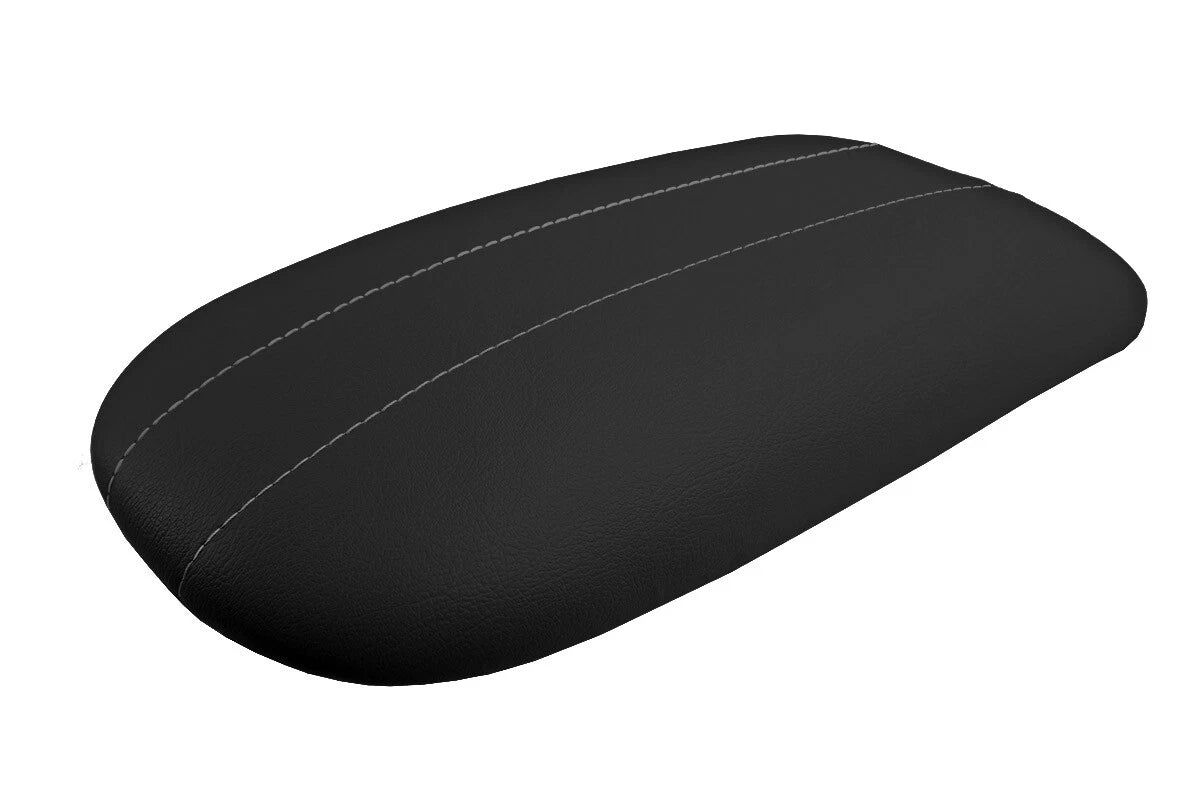 Console Lid Pull Over Cover for Ford Expedition (1997–2002) Gray Stitch