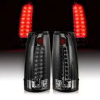 Smoke LED Tail Lights for Chevy GMC C/K 1500-3500 Yukon Silverado (1988–1998)