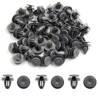 50 x Gray Plastic Car Rivets Bumper Retainer Clips 9mm for Honda
