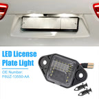 2X 6500K White LED License Plate Light F6UZ-13550-AA for Ford E-150 E-250 (2003–2014)