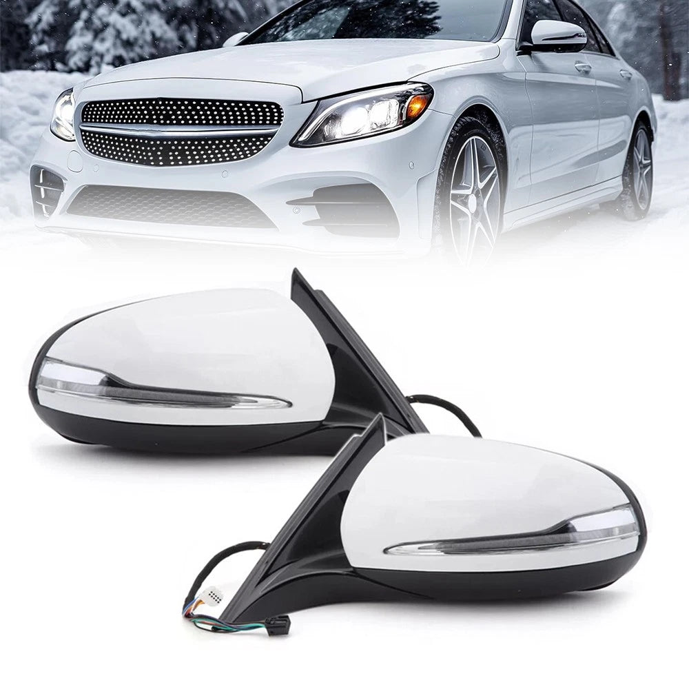1 Pair Side Door Mirror for Mercedes Benz W213 E-Class E300 (2016–2021)