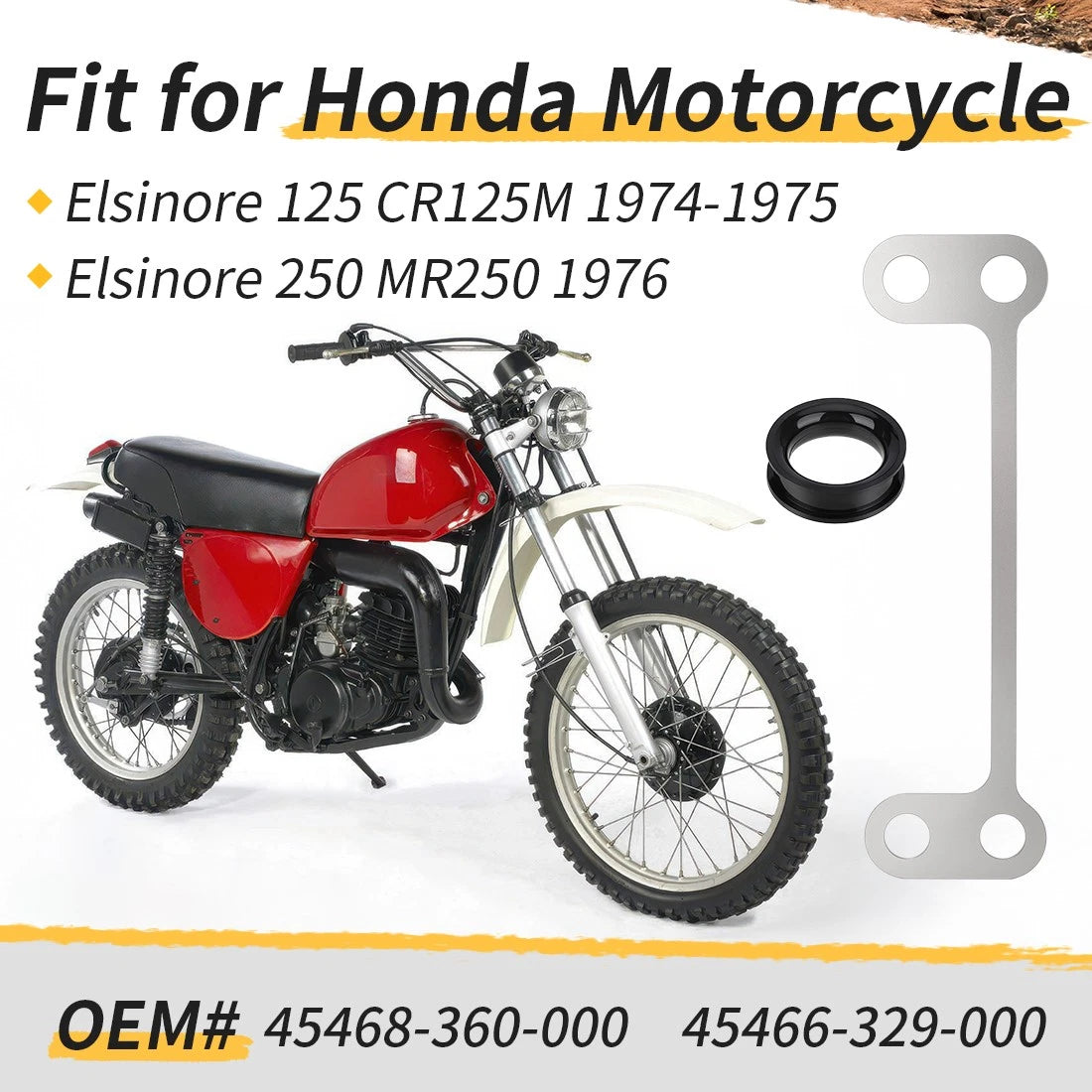 Brake Cable Guide for Honda Elsinore CR125M MR250 (1974–1976)