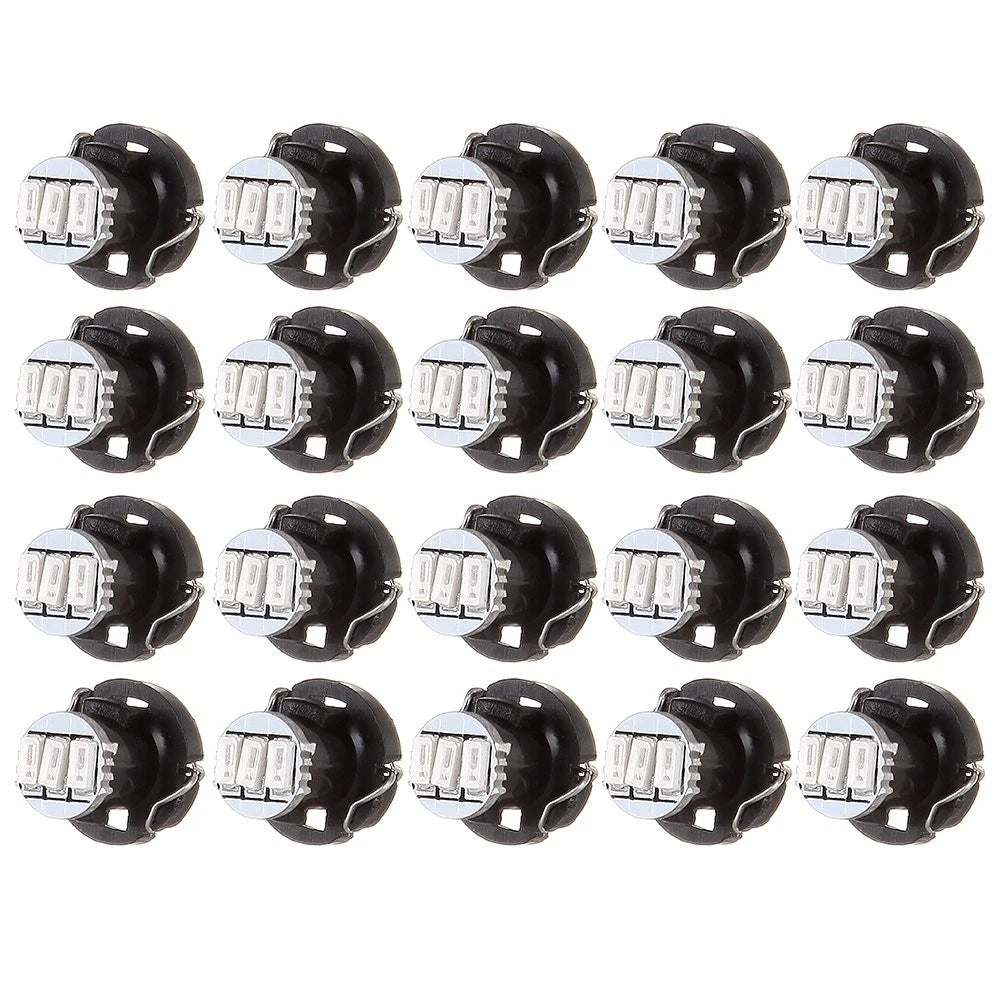 Set of 20 T4/T4.2 Neo Wedge 3014 LED Dashboard Light Bulbs for Instrument Panel
