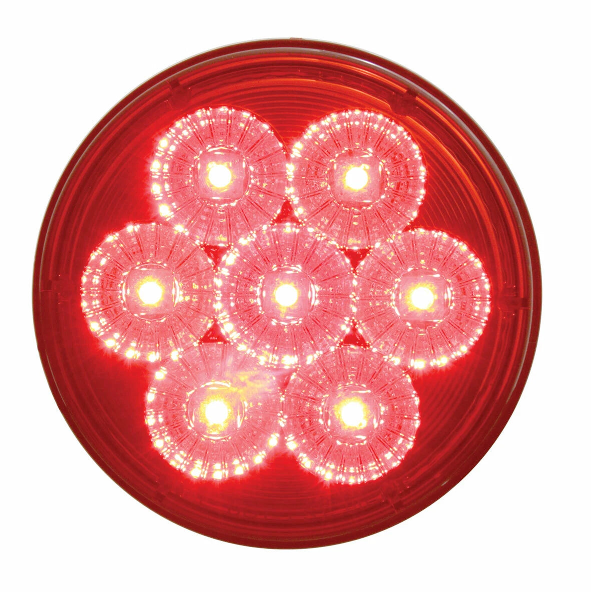 Rear Stainless Center Tail Panel with Red LED Lights for Toyota Hilux (2012–2015)