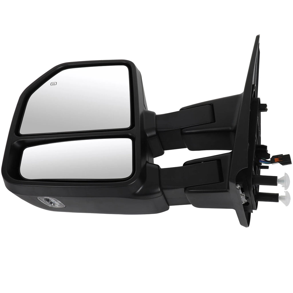 Set of 2 Power Heated Puddle Light Turn Signal Tow Mirrors for Ford F-150 (2004–2014)