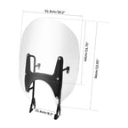 Windshield Windscreen & Bracket for BMW R18 Classic (2021–2025)