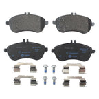 Set of 4 Low-Met Disc Brake Pads for Mercedes R172 W204 (2011–2015)