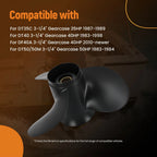 11.5" x 13" Boat Propeller for Suzuki DT55 DT60 DT65 (RH)