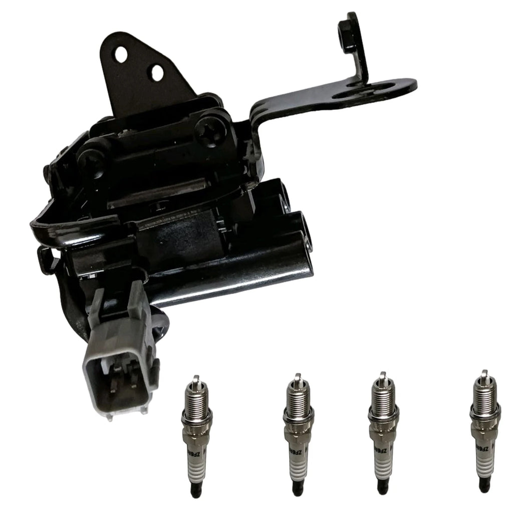 Set of 4 Ignition Coils and Spark Plugs for Kia Spectra5 (2005–2009)
