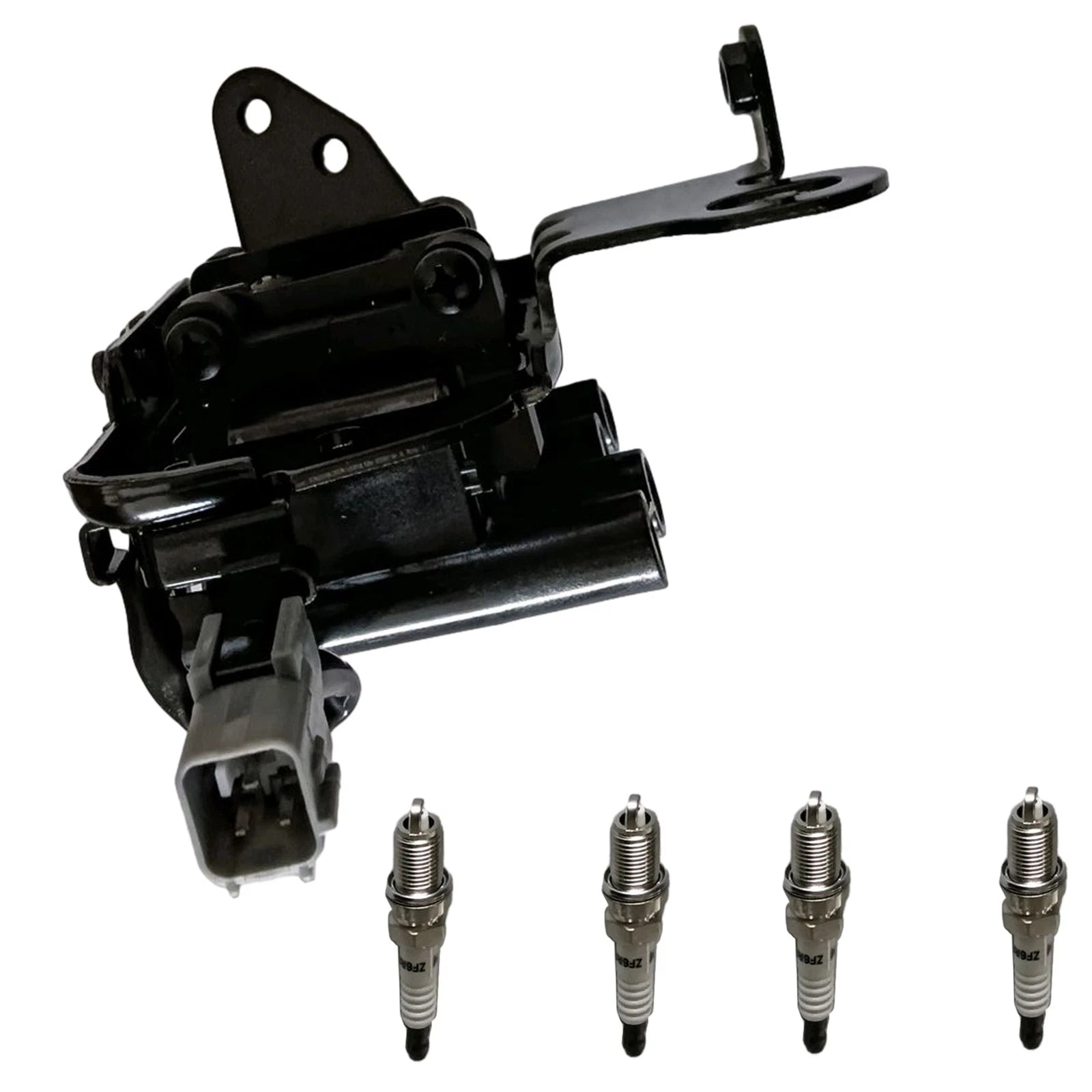 Set of 4 Ignition Coils and Spark Plugs for Kia Spectra5 (2005–2009)