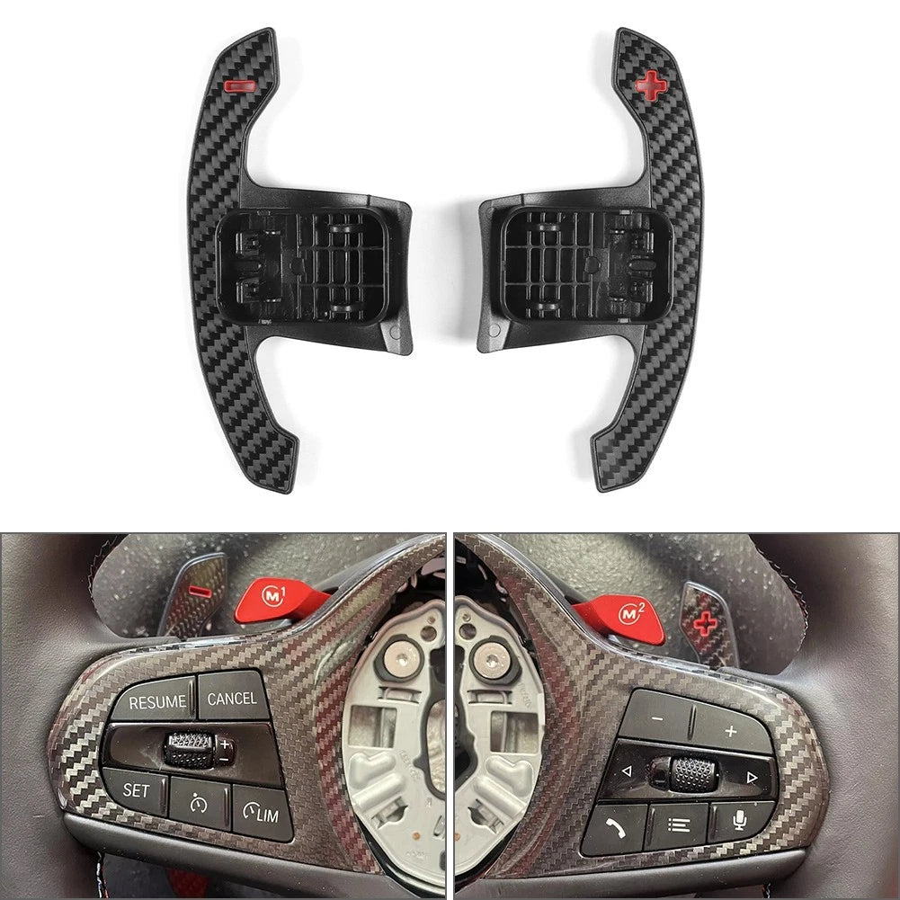Steering Wheel Paddle Shifter for BMW 3 5 6 7 Series X1 X2 X3 M3 M4 M5 X3M X4M (2012–2021)