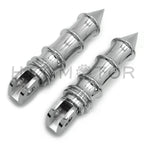 Spike Bamboo Footpegs for Kawasaki ZX-11R (2000–2001) ZX-10R (2004–2016)