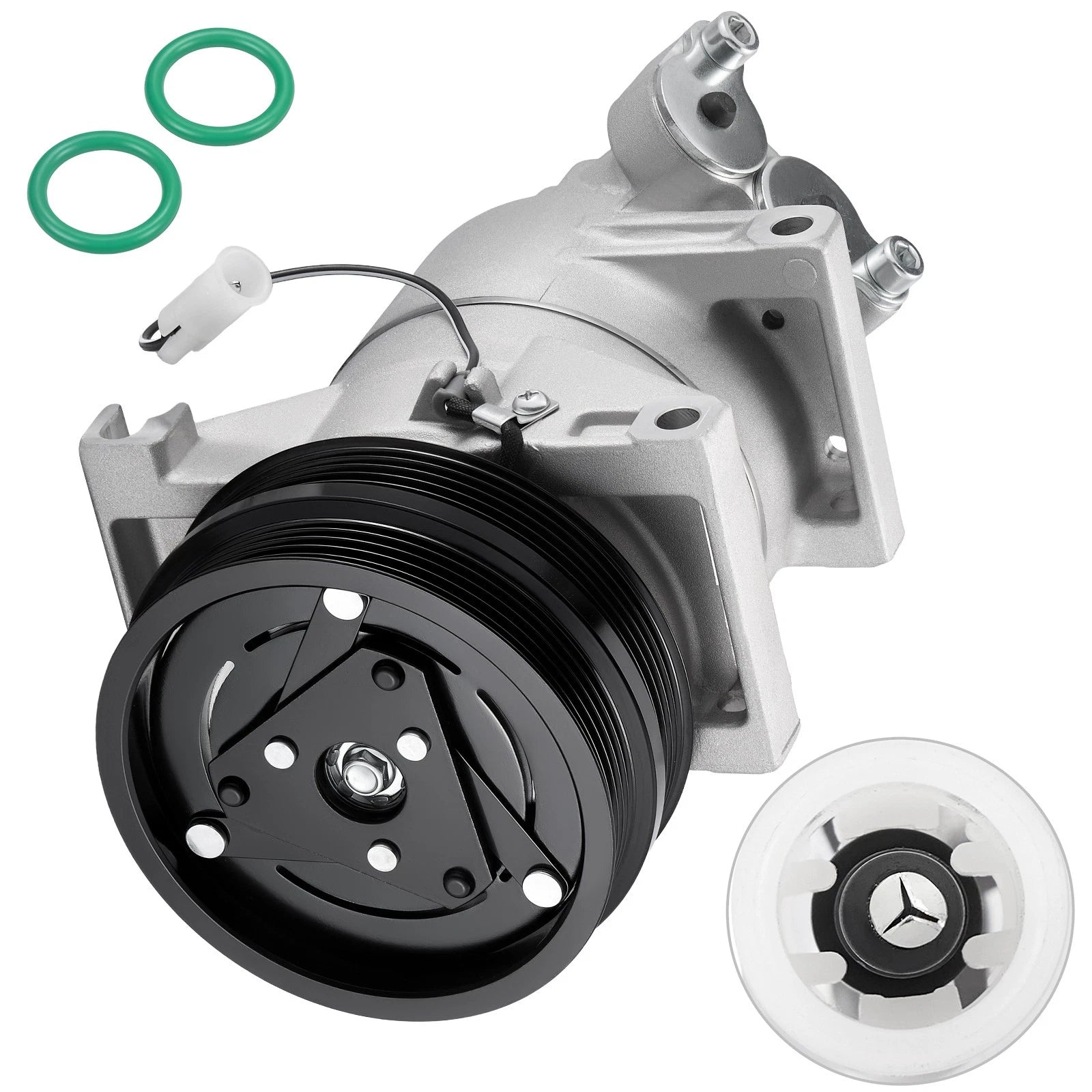 A/C Compressor w/ Clutch for Volvo C30 S40 (2008–2013) CO11074C