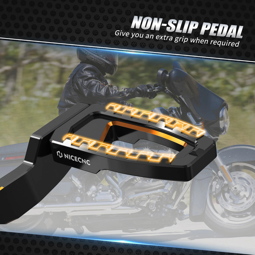 Alu Rear Brake Lever Pedal for Harley Street Glide FLHX, FLHXS, ST, FLHXST (2014–2023)