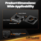 Quick Release Ditch Light Brackets for Universal Trucks and SUVs