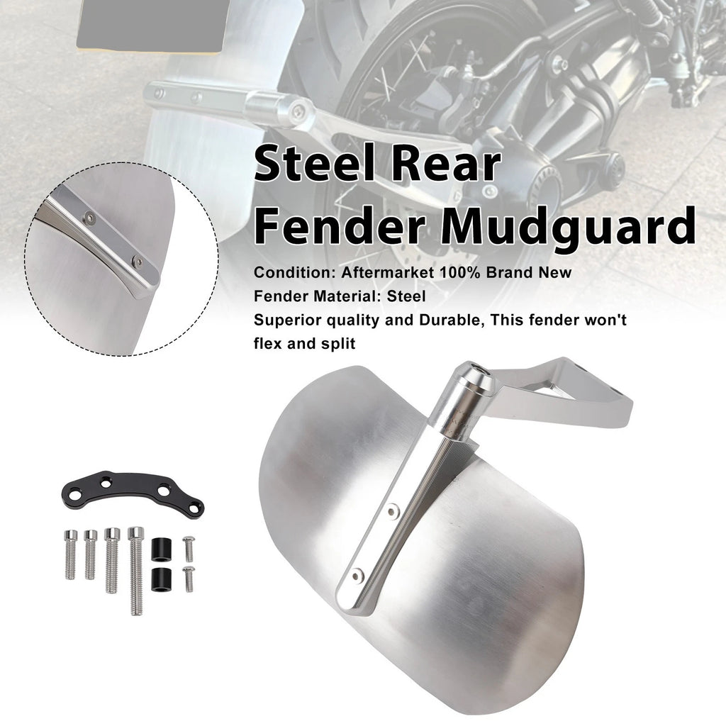 Steel Rear Fender Mudguard for BMW R12 R12S R nineT Scrambler (2014–2023)