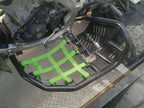 Nerf Bars Pro Peg Heel Guard for Kawasaki KFX450R (2008–2015) Black Green