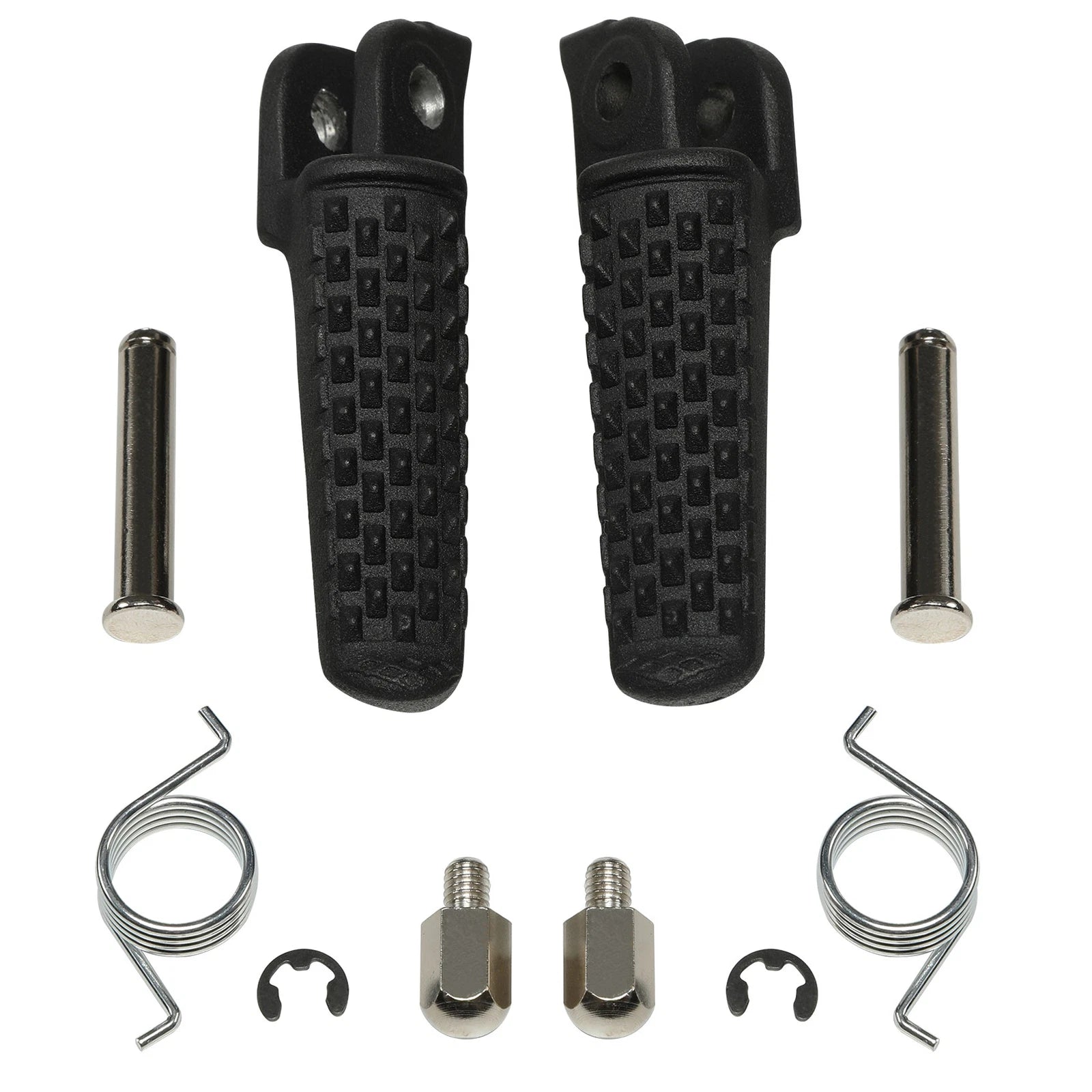 Front Driver Footpegs Footrests for Honda CBR600RR (2003–2025), CBR1000RR (2004–2025)