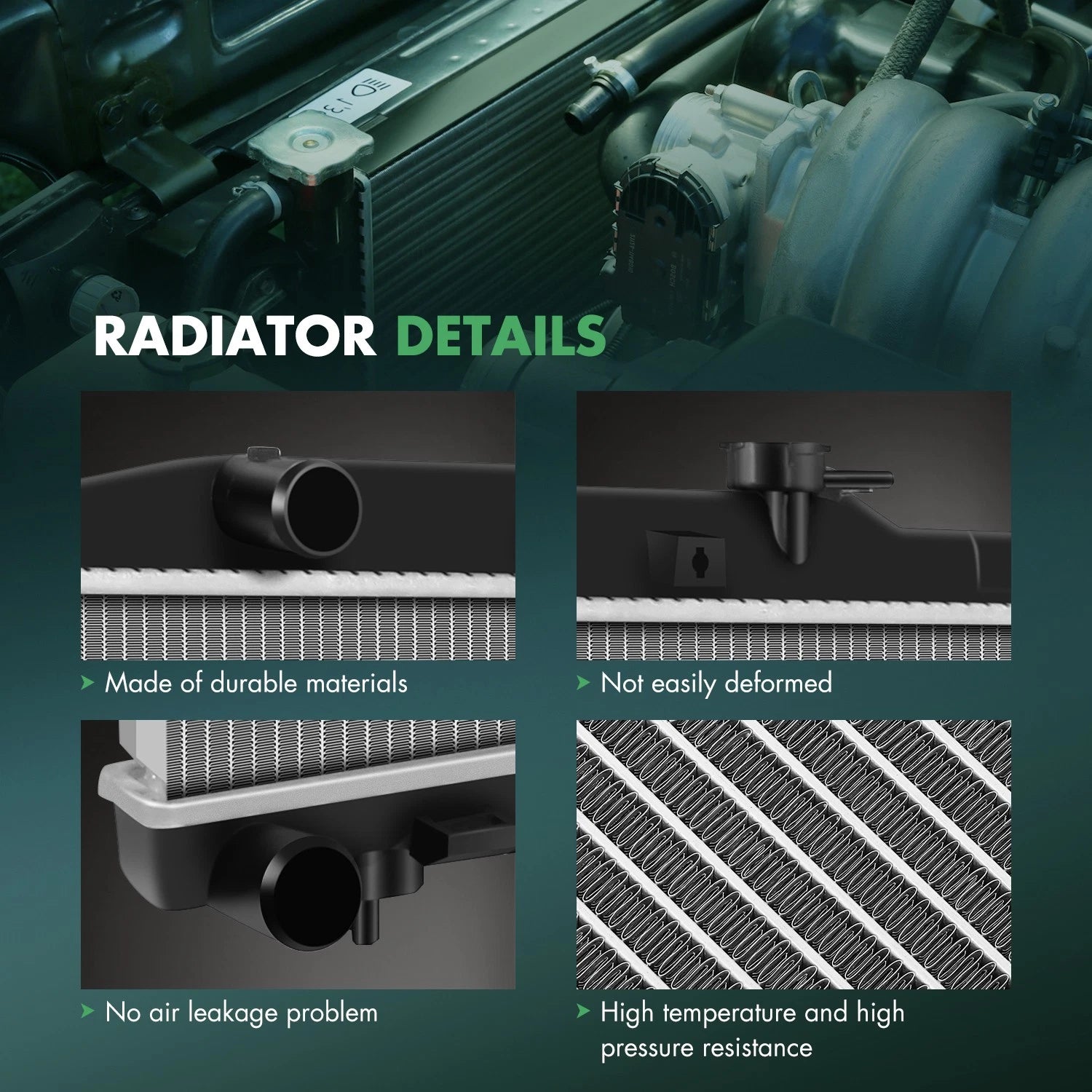 Radiator for Kia Spectra, Spectra5 (2004–2009)