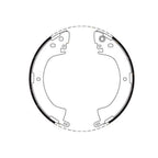 Rear Brake Shoes Set for Mitsubishi L200 Express MD (1984-1986)