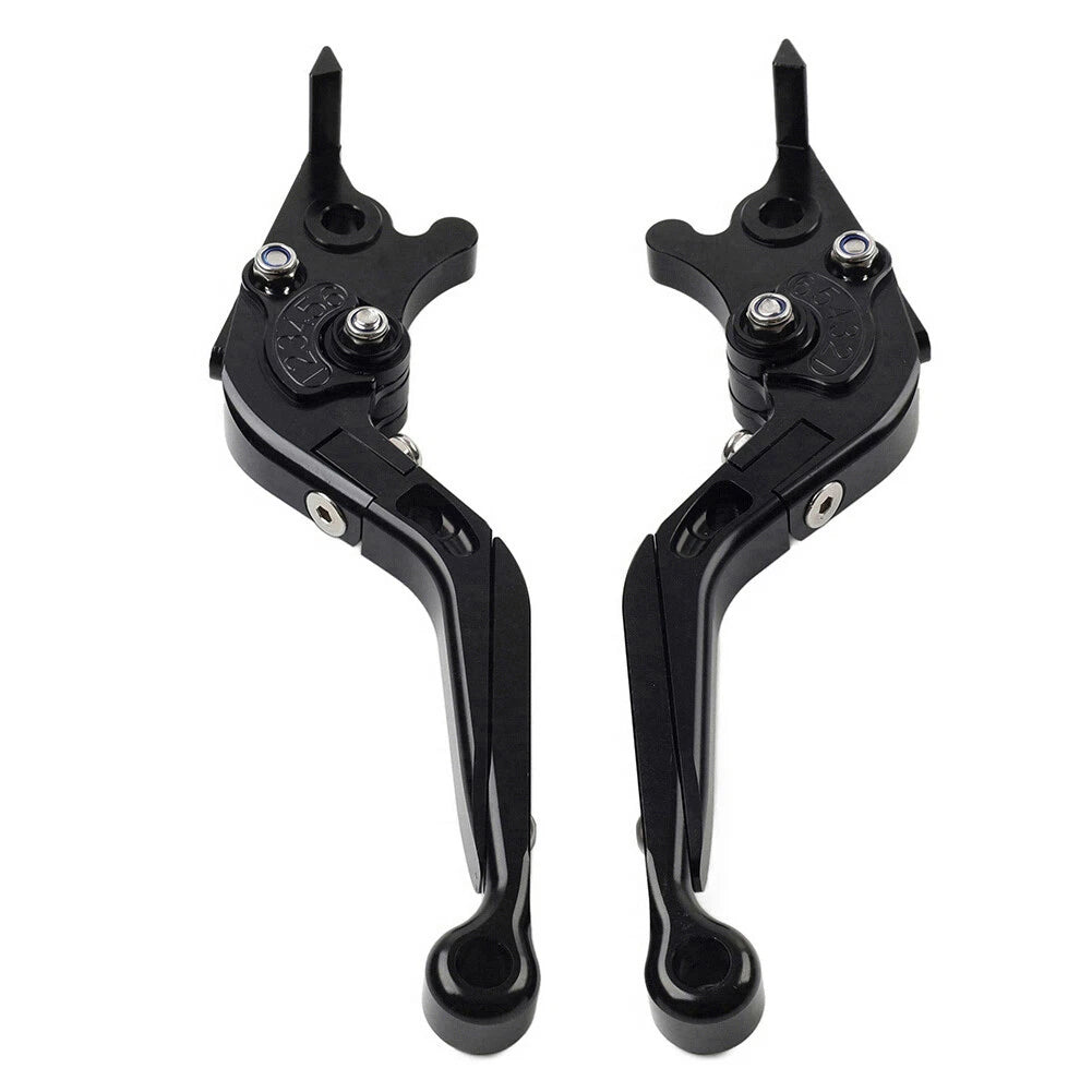 Extendable Brake Clutch Levers for Honda CB599 CB600 CB919 (1998–2006) Black