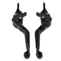 Extendable Brake Clutch Levers for Honda CB599 CB600 CB919 (1998–2006) Black
