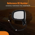 Driver Mirror for Honda Sport/EX/LX (2015–2020) HO1320332 Left Black Glass