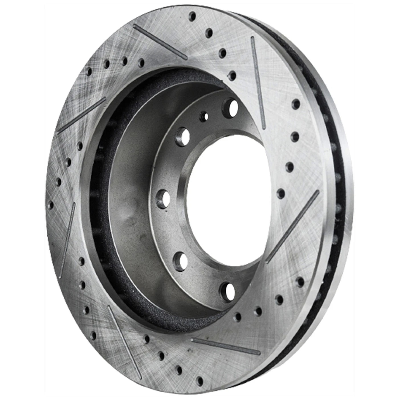 Disc Brake & Pad Kit for Hummer H2 (2003) - Cross-Drilled Semi-Metallic