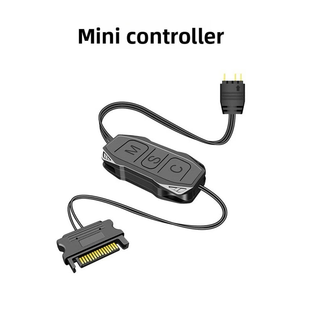 5V ARGB Controller for LED Fans with 3-Pin ARGB Connector