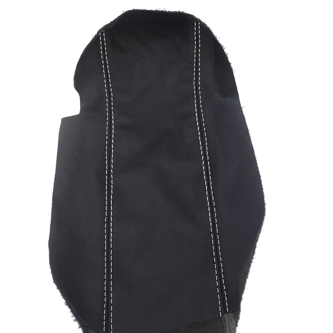 Console Armrest Cover for Dodge Dakota (2008–2011) PVC Leather White Stitch