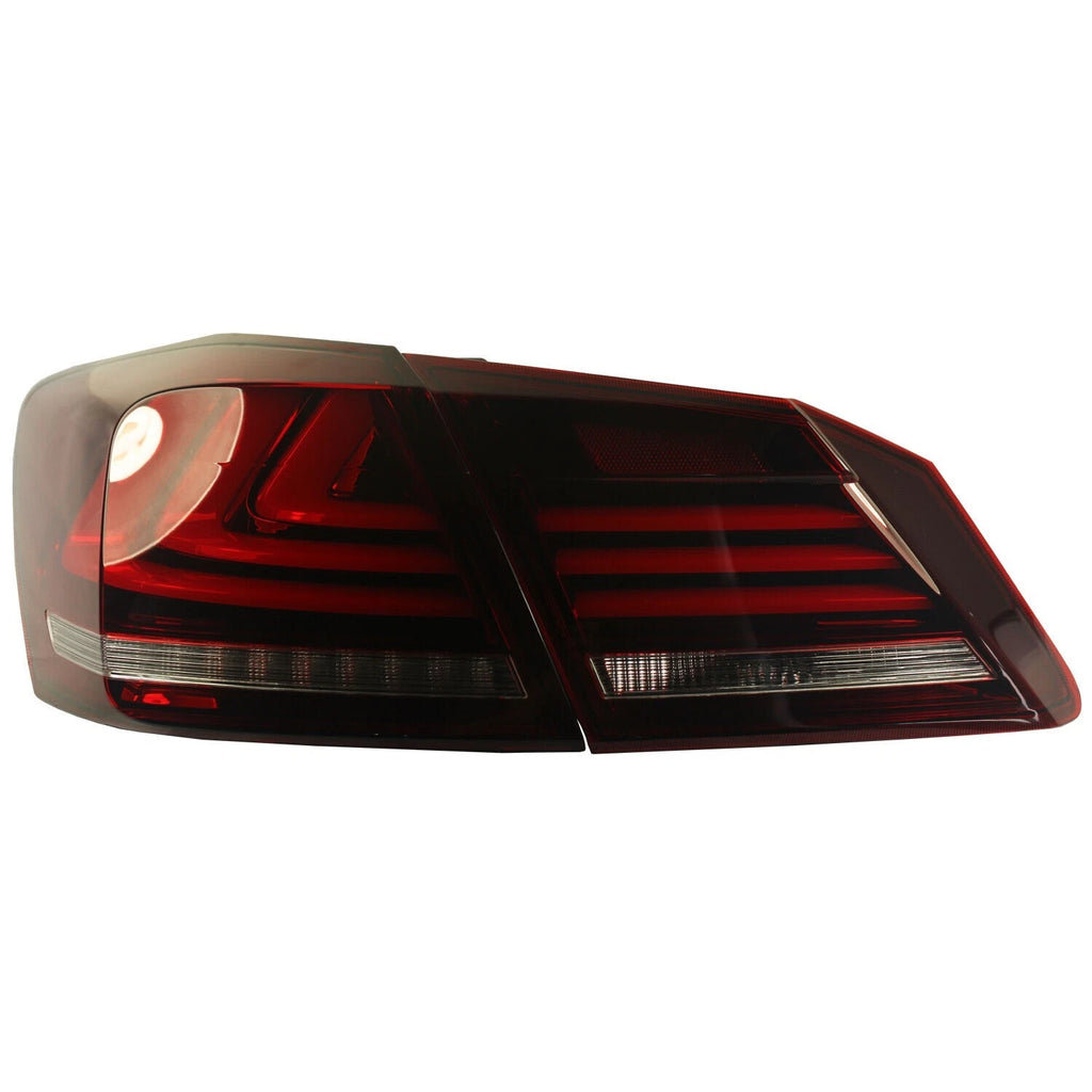 Set of 2 Red Smoke LED Tail Lights for Honda Accord (2013–2015)