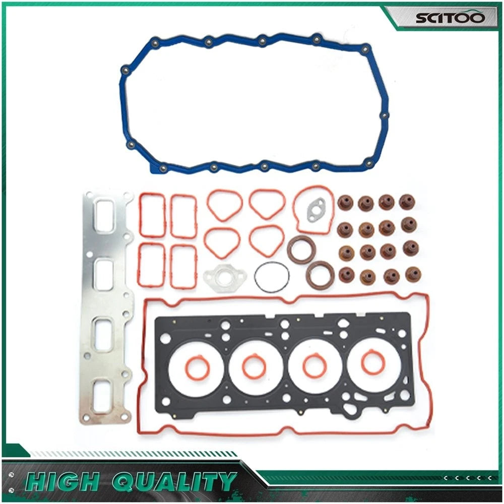 Head Gasket Set & Oil Pan Gasket for Jeep Chrysler PT Cruiser 2002–2008 2.4L DOHC