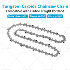 8" Carbide Chainsaw Chain for Harbor Freight Portland (62896, 68862)